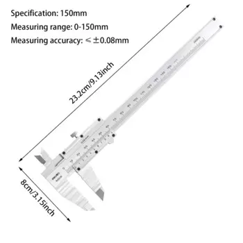 Цифровой штангенциркуль Deli 0-300 мм