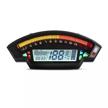 Цифровой спидометр с ЖК-дисплеем 14000 об/мин 6 передач 199 км/ч мотоцикл одометр для Kawasaki ZX10R 11-2016 1,2,4 цилиндра метр