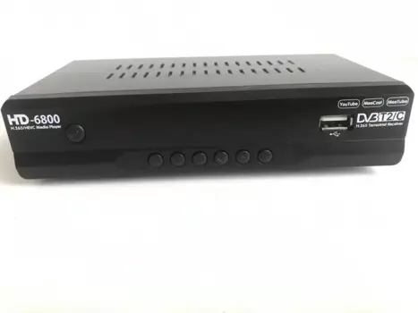 Цифровой спутниковый ТВ-тюнер DERSHENG DVB-T2 + C Combo H.265/HEVC HD 1080P Scart поддержка Meecast MeeTube встроенный RJ45