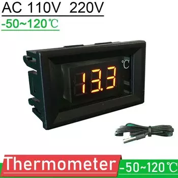 Цифровой термометр Dykbcells AC 110V 220V