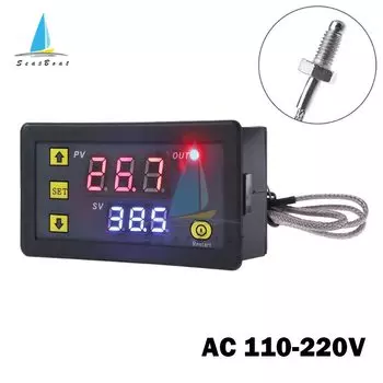 Цифровой терморегулятор Aideepen K-типа