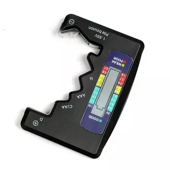 Цифровой тестер батареи с ЖК-дисплеем AA/AAA/9 В/1,5 в, диагностический инструмент емкости аккумулятора