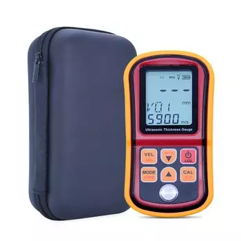 Цифровой ультразвуковой толщиномер Xin, измеритель толщины GM130 для пластика/акрила/стекла/металла 1,0-300 мм, тестер толщины стали