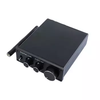 Цифровой усилитель мощности HIFI TPA3116 Bluetooth 5,3 100 Вт * 2 стерео аудио усилитель красное кольцо индуктивность для 3-10-дюймовых динамиков 24 В постоянного тока