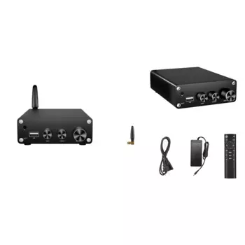 Цифровой усилитель мощности TPA3116 Bluetooth 5,3, Hi-Fi стерео усилитель мощности, аудио усилитель, USB декодер 50 Вт + 50 Вт
