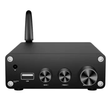 Цифровой усилитель мощности TPA3116 Bluetooth 5,3, Hi-Fi стерео усилитель мощности, аудио усилитель, USB декодер 50 Вт + 50 Вт