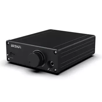 Цифровой усилитель мощности звука BRZHIFI 2x80 Вт MA12070, динамики Hi-Fi, стерео, усилитель класса D, Aux, цвет черный