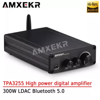Цифровой усилитель высокой мощности TPA3255 HIFI 300 Вт стерео усилитель мощности с тяжелыми басами LDAC Bluetooth 5,0 домашний усилитель мощности