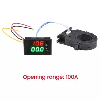 Aideepen Цифровой вольтметр-Амперметр DC0-300V 50/100/200/400А