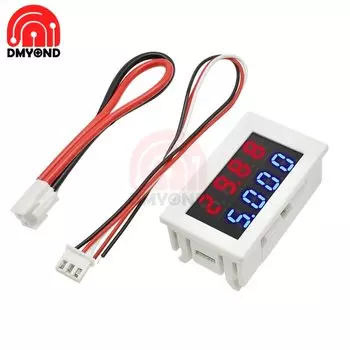 Цифровой вольтметр-амперметр Dmyond 0,28", 100В, 10А