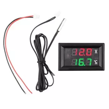 Цифровой вольтметр и термометр Aideepen