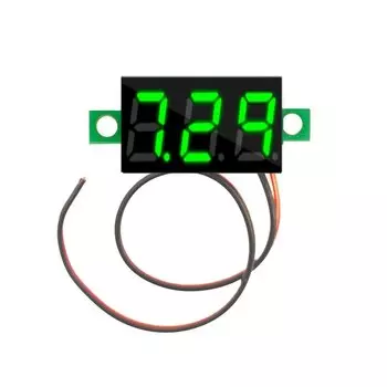 0-30 В постоянного тока 0,36 "0,36 дюйма цифровой вольтметр панель 3-значный автомобильный измеритель напряжения 12 В 30 В тестер емкости аккумулятора детектор инструменты
