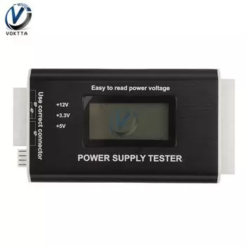 Цифровой ЖК-дисплей пк компьютер 20/24 Pin ЖК-тестер источника питания Проверка Atx тестер измерения мощности диагностический тестер