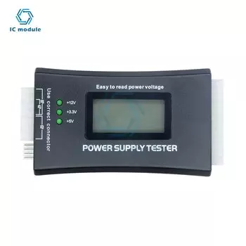 Цифровой ЖК-дисплей пк компьютер 20/24 Pin ЖК-тестер источника питания Проверка Atx тестер измерения мощности диагностический тестер