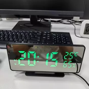 Цифровые часы-будильники NieNie белые/черные