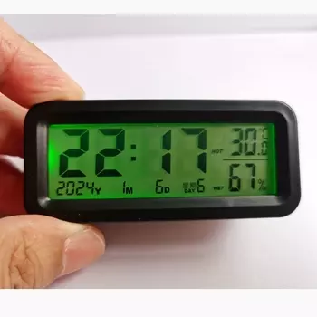 Цифровые часы Easyover с термометром и гигрометром