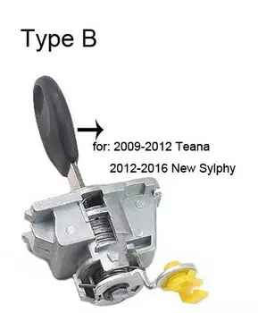 Цилиндр замка двери автомобиля для Nissan X-trail Teana Sylphy Bluebird Qashqai Tiida, автоцилиндр левой передней двери