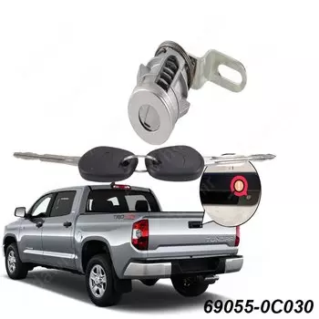 Цилиндр замка двери багажника с ключами Цилиндр замка задней двери для Цилиндры замка Toyota Tundra Tacoma 69055-0C030