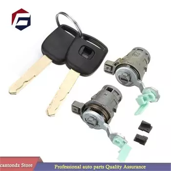 Цилиндр замка левой и правой двери с ключами Подходит для Honda CR V Civic Element 72185S9A013 72185-S9A-013