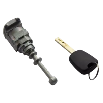 Цилиндр замка передней левой двери с 2 ключами для Peugeot 407 Citroen C4 2004-2011 Picasso 2006-2008 AL076