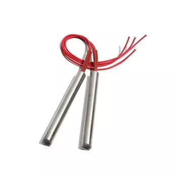 Цилиндрическая нагревательная труба 201SUS, 5 шт., 20 мм 98 ~ 115 мм, трубчатый нагреватель 110 В/220 В/380 В/490 в, односторонний стержень 500 Вт/520 Вт/550 Вт/570 Вт