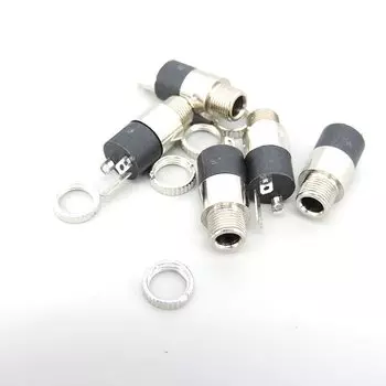 Цилиндрическая розетка PJ-392 стерео гнездовой разъем для наушников PJ392, 5 шт