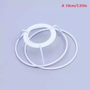 Цилиндрический абажур ZLinKJ белый металлический для E27