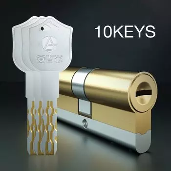 Цилиндры замков латунные 10 шт.