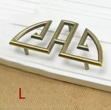 Цинковые ручки для шкафов ZJMZYM, в китайском стиле, 64/96 мм