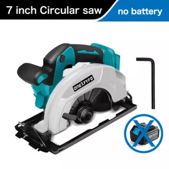 Циркулярная пила ONEKFYFD аккумуляторная 7 дюймов