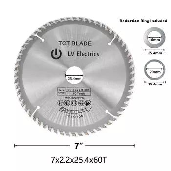 Циркулярные диски из карбида вольфрама xcan 4", 6", 7", 8"