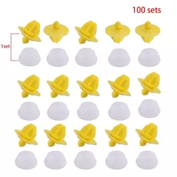 CITALL 100 шт./компл. Автомобильная дверь Молдинг колесная арка отделка клипсы подходит для Land Rover Discovery 3 4 Range Rover Sport Freelander 1 2