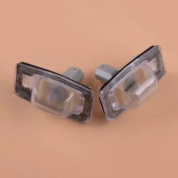 CITALL 2x пластиковый светодиодный номерной знак лампа задний фонарь подходит для Mazda семейство 323 Protege BJ 98-03 Miata NC1051270B