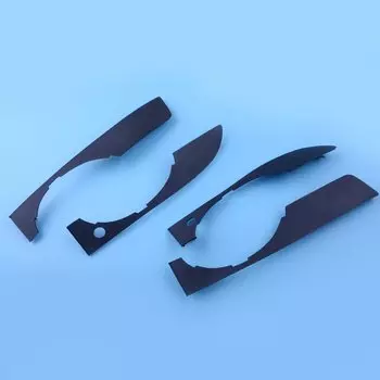 CITALL 8E0807173 4 шт. левый правый автомобильный противотуманный фонарь накладка гриль бампер нижний и верхний Подходит для Audi A4 B7 S4 2005 2006 2007 2008