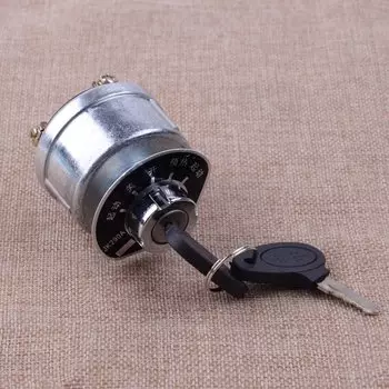 CITALL Автомобильный пусковой переключатель предварительного подогрева, замок зажигания автомобиля с 4 точками подключения и комплектом ключей JK290A