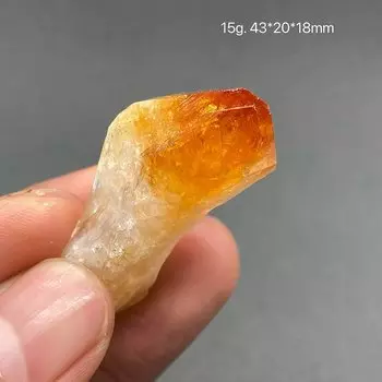 Цитриновый кристалл из Китая