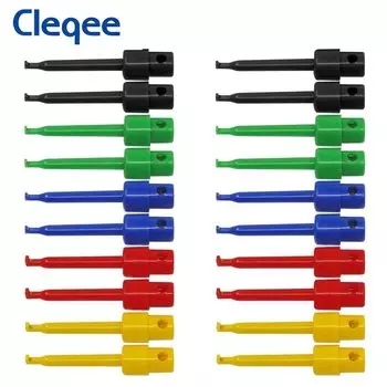 Cleqee 20 шт. Тестовые зажимы SMD IC медные
