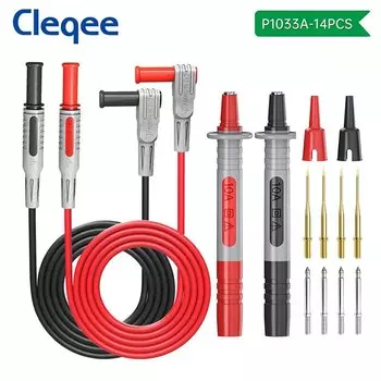 CLEQEE Cleqee P1033B Тестовые щупы красные/черные
