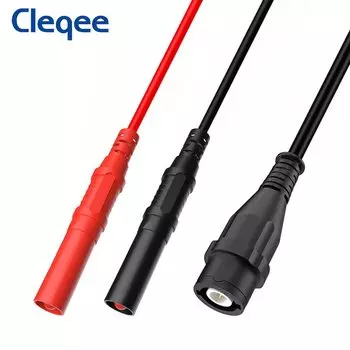 CLEQEE Cleqee P1206 коаксиальный кабель RG58 BNC - два банана 4мм 120см