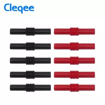 CLEQEE Cleqee P7023 Банановые розетки красные и черные 10 шт