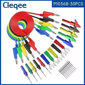 CLEQEE Комплект тестовых проводов 4 мм