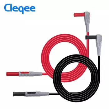 CLEQEE P1032/P1033 Кабель для мультиметра 100 см красный/черный