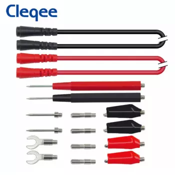 CLEQEE P1500 Комплект измерительных проводов для мультиметра 16 шт.