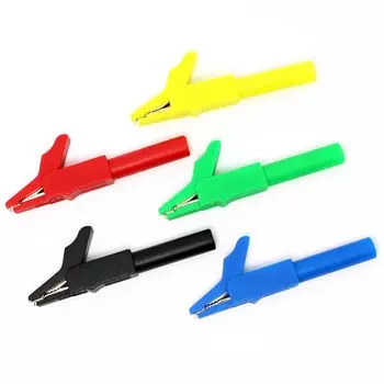 Cleqee P2007 10 шт. зажим типа «крокодил» на 4 мм разъем типа «банан», тестовый адаптер для осциллографа