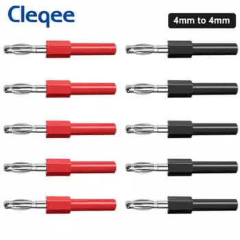CLEQEE P7022 Банановые разъёмы медные никелированные 10 шт. 30В 10А