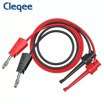 CLEQEE Штабелируемые банановые вилки для тестера 2 шт.