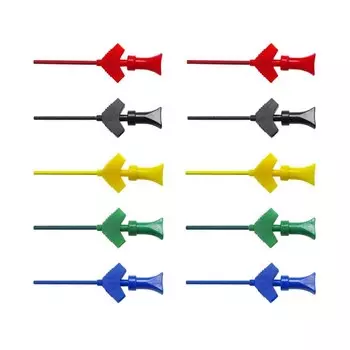 Cleqee SMD IC тестовый крючок мини-логический анализатор захват внутренние пружинные щупы зажимы перемычка подключение Dupont тестовый провод аксессуар