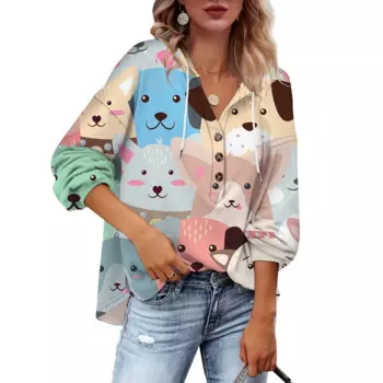 CLOOCL осенние топы для женщин, пуловер в стиле Харадзюку с длинными рукавами, толстовка с принтом мультяшного животного, корейская толстовка с капюшоном Kawaii для женщин