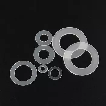 CLOXY Ультратонкие шайбы KK1727 черные/белые M2-M10