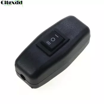 Cltgxdd переключатель питания 3 позиции 6 контактов ВКЛ./ВЫКЛ. Встроенный переключатель черный в линию настольная лампа шнур освесветильник кабель переключатель 3 А